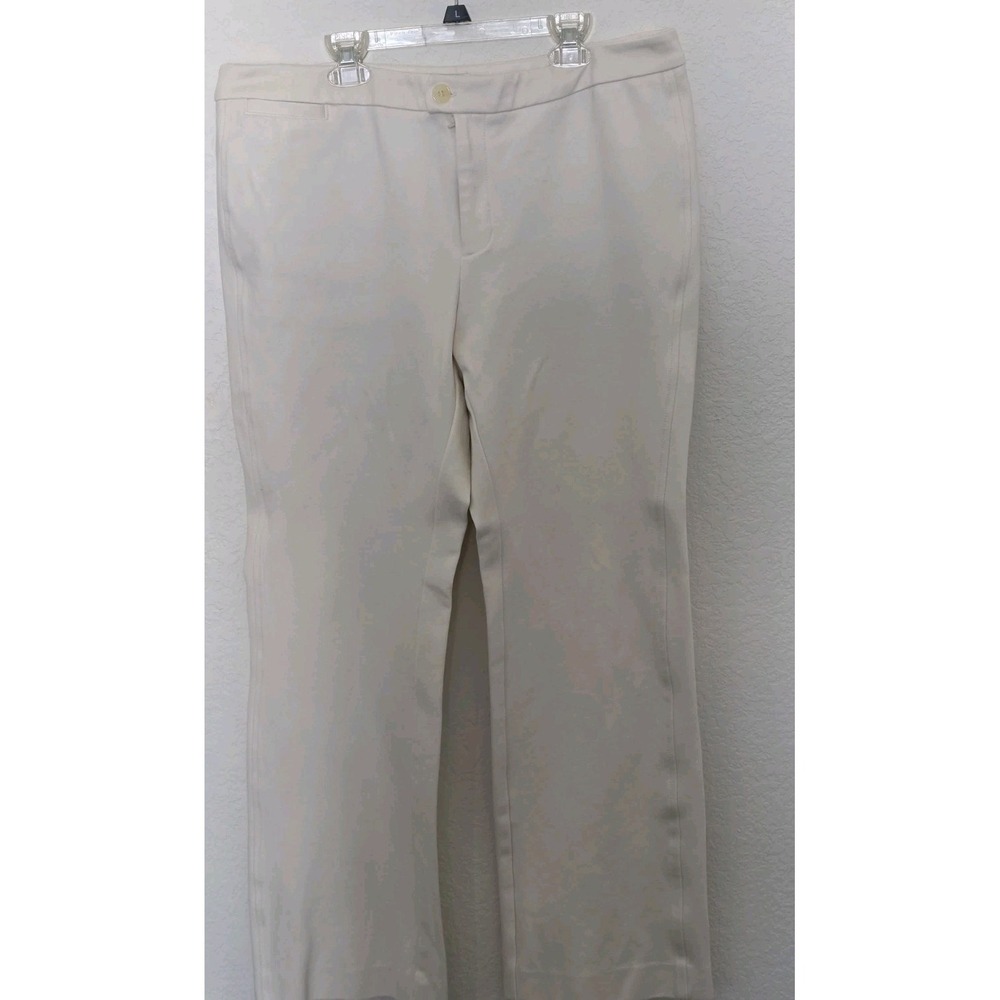 Charter Club Classic Fit Women's Cream Casual Pants Size 12